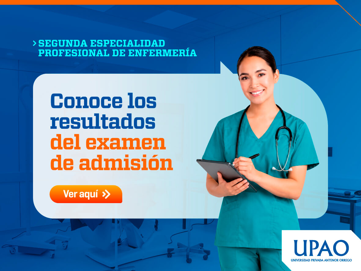 Imagen informativa de segunda especialidad en enfermería